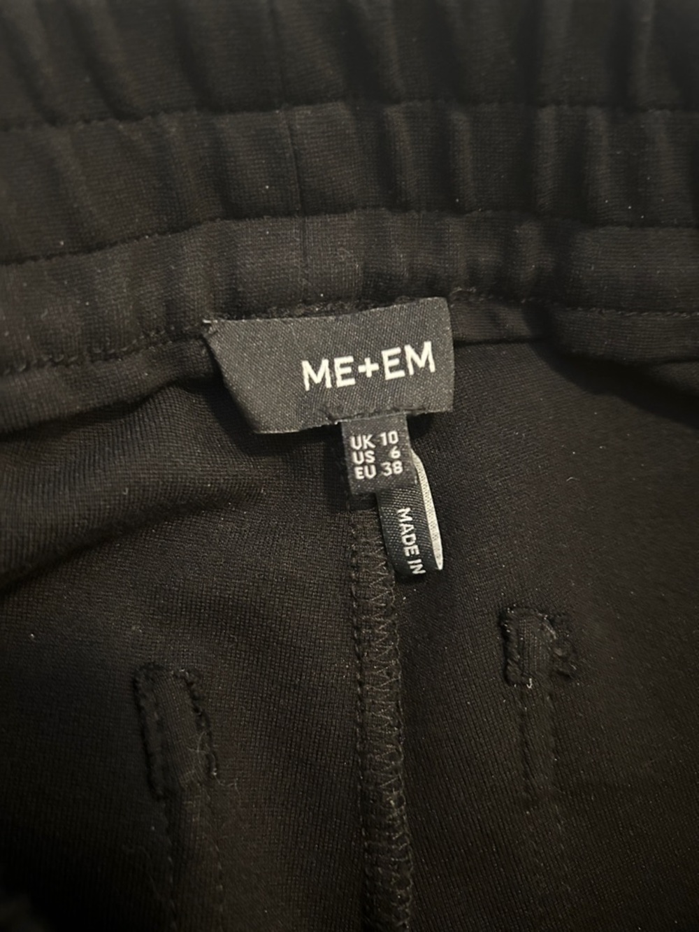 ME+EM Black Wide Leg Trousers - Picture 10 of 11